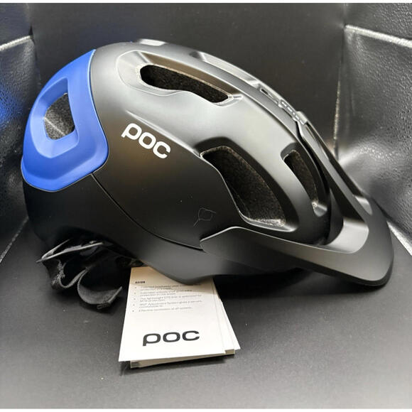 POC Axion Uranium Black/Opal Blue Metallic 48-52 XS Cycling Bike Helmet